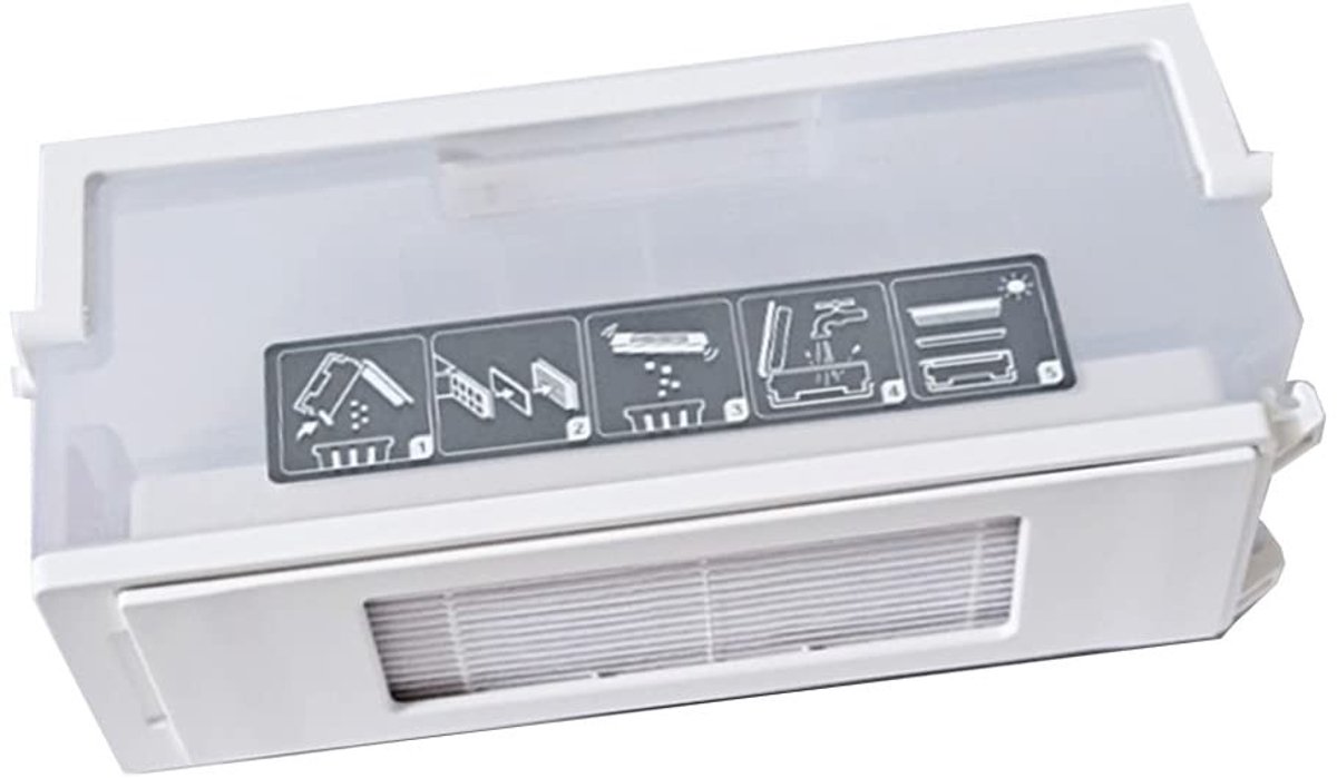 VT Goods - Stofbak - Stofzuiger Accessoires - Efficiënte stofopvang - 23 x 13,5 x 5,8 cm - Filter vervanging - Geschikt voor Ecovacs Deebot N8