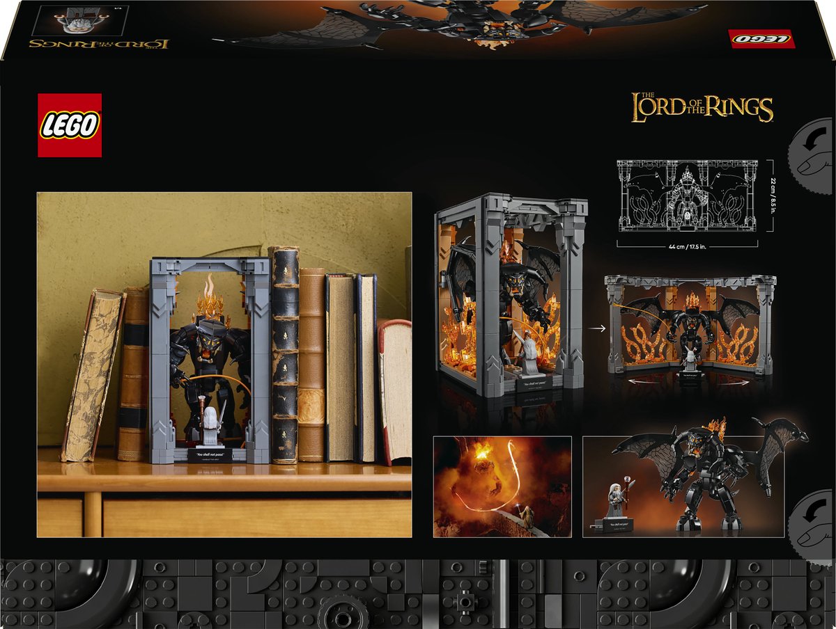 LEGO Icons Boekensteun: The Lord of the Rings – Balrog Set - 10367 — afbeelding 18