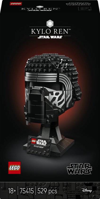 Star Wars Kylo Ren Helm, Set voor Volwassenen - 75415