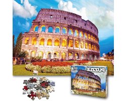 1000 Stuks Puzzels Voor Volwassenen Landschapspanorama Europa Bezienswaardigheid Foto Klassiek Onmogelijk Puzzelspeelgoed (Colosseum, Rome Italy)