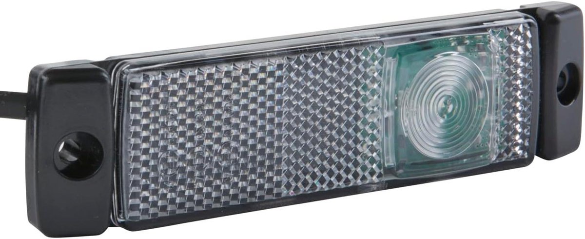 Positielicht LED - Markeringslicht Opbouw - Voertuig Zichtbaarheid - ECE ADR GGVS Gekeurd - 130mm Lengte - Wit