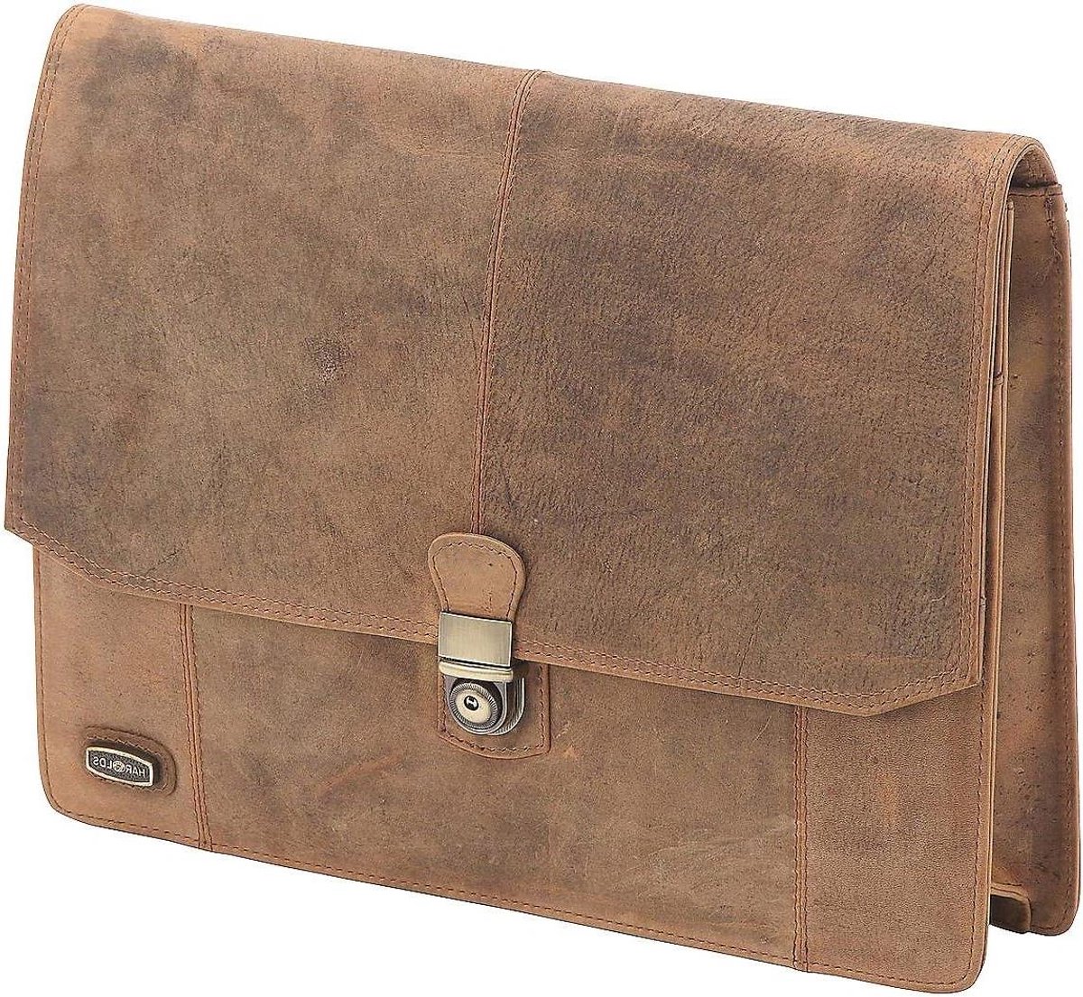 College Map - Laptoptas Aktetas - Zakelijk Gebruik - Sleutel-Slot - 37 cm - Bruin