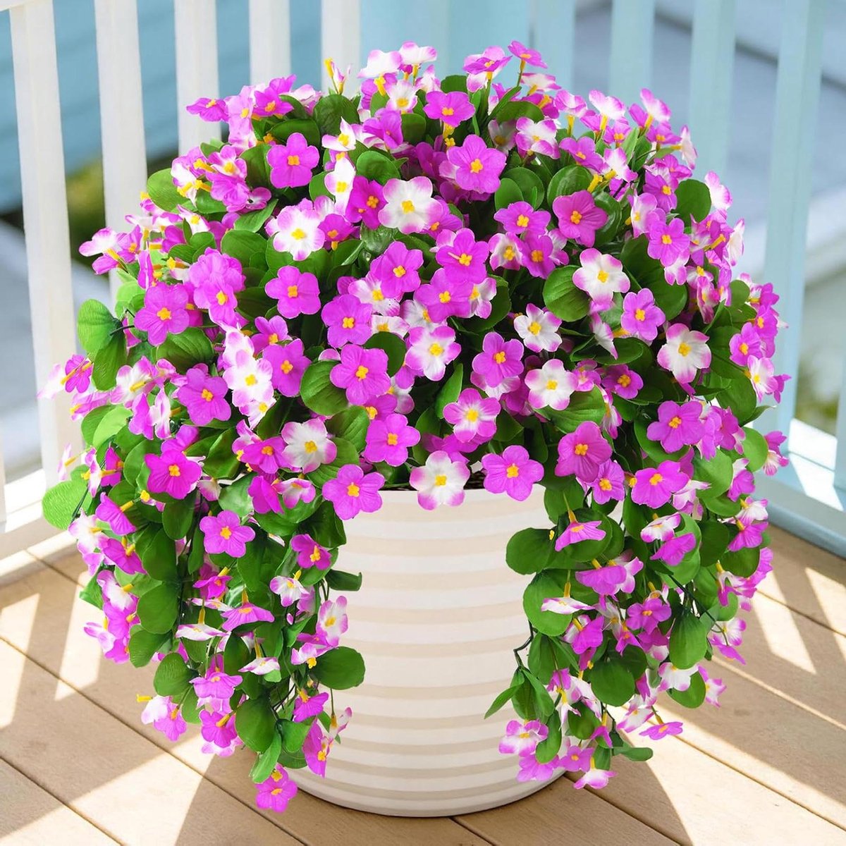 Hangende Kunstbloemen - Nepbloemen Plant - Woondecoratie - UV- en weerbestendig - 23 inch 