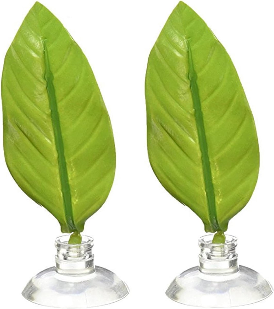 2pcs Betta Bed Leaf Hammock - Floating Betta Bed Leaf Hammock - Aquariums Artificial Betta Hammock - Leaf Hammock for Fishing - Fish Rest Plant Leaf Bed - Rest Place for Betta Fish