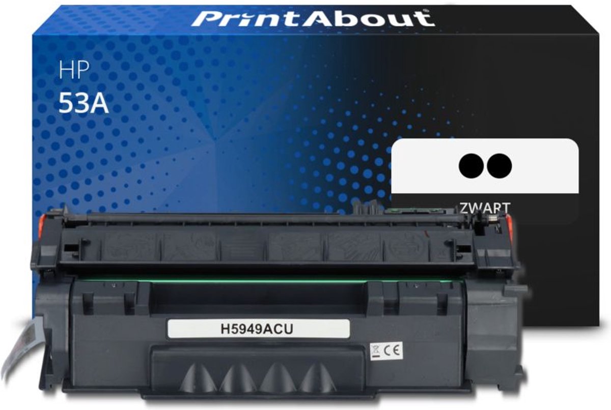 PrintAbout - Alternatief voor de HP Q7553A / Zwart 2 Pack