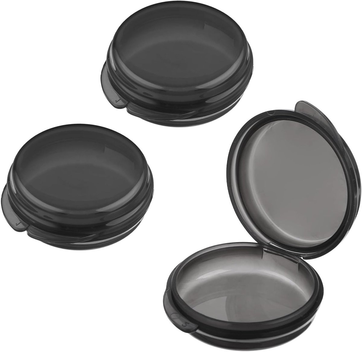 3-delige kleine pillendoos, mini medicijnorganizer voor onderweg, dagelijkse ronde pillenopberger voor tas en reisgebruik