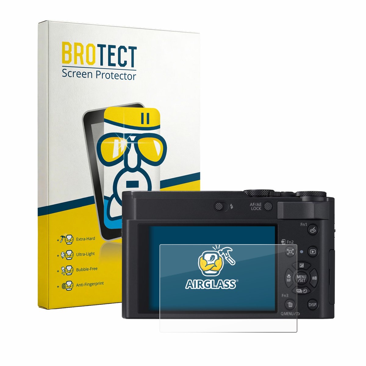 Screenprotector voor Panasonic Lumix DC-TZ300 Beschermglas transparant