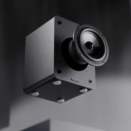 Majority D50X Bookshelf Speakers - Bluetooth - 60 W - Ingebouwde Versterker - Zwart van Merkloos — afbeelding 4