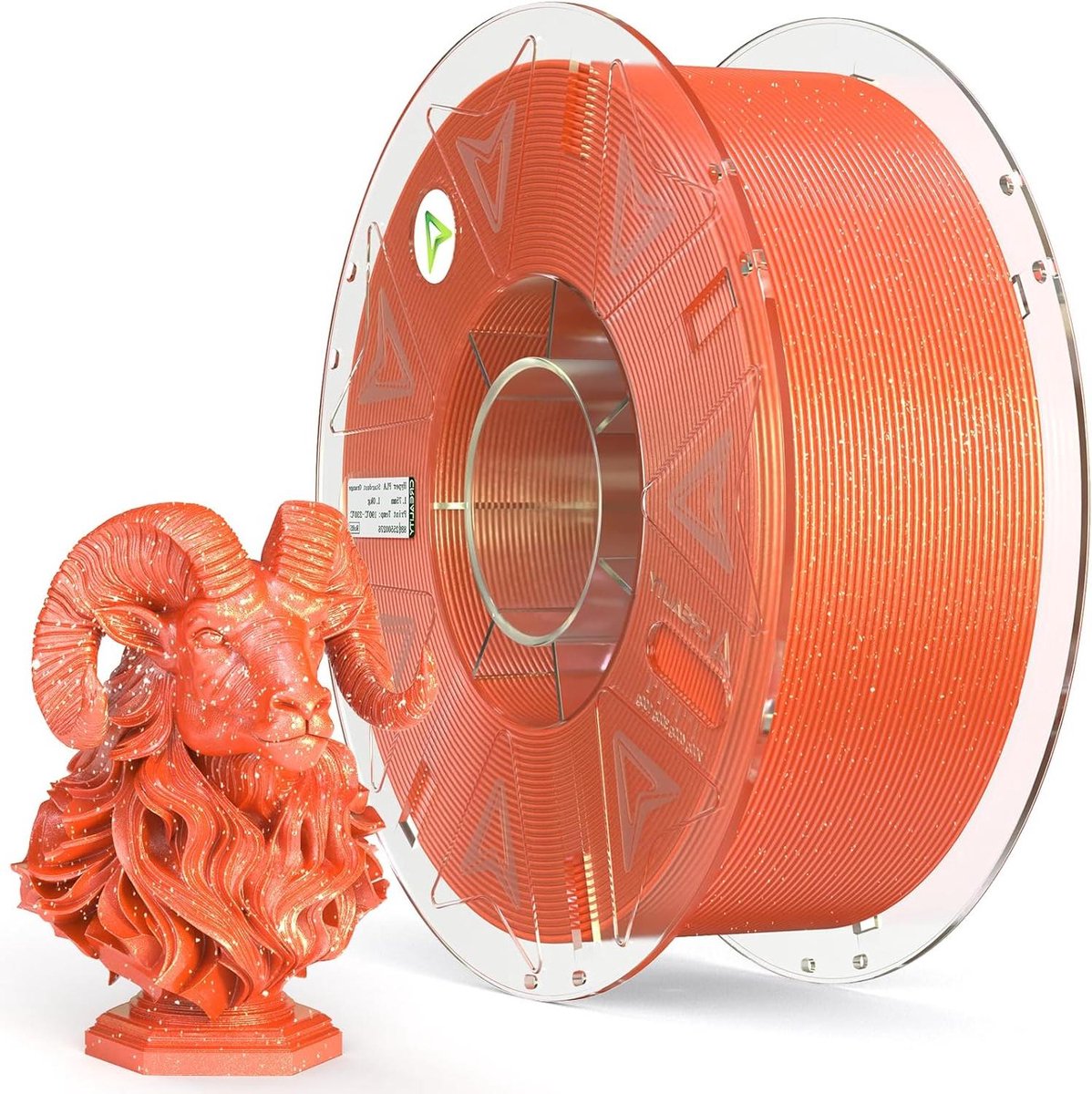 3D-printerfilament - PLA filament - 3D-prints maken - Sterrenstof effect - 1 kg - Oranje