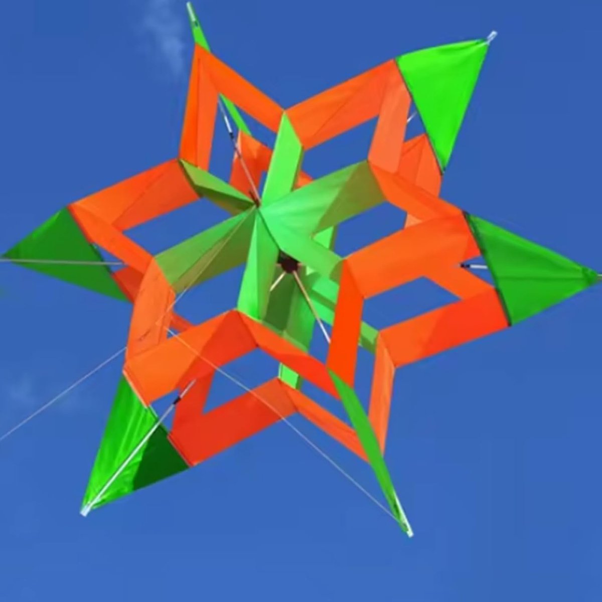 Bloemenvlieger - Kindervlieger Vliegend Speelgoed - Buiten Spelen - Frameloos Lichtgewicht Ontwerp - 38 x 100 cm - Multicolor
