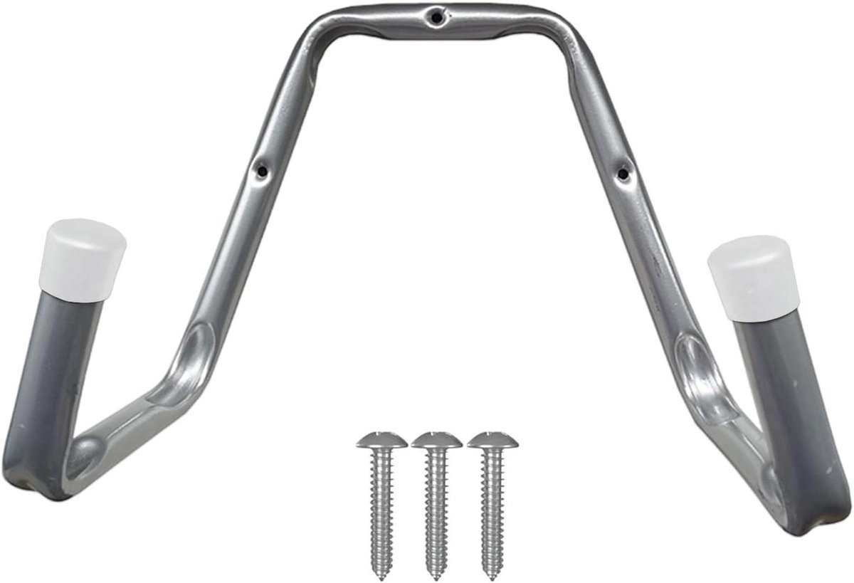 Ladderhaken Zwaar Gebruik - Gereedschapshanger Werkplaats - Garage Organisatie - Antislip Coating - 10 inch - Veelkleurig