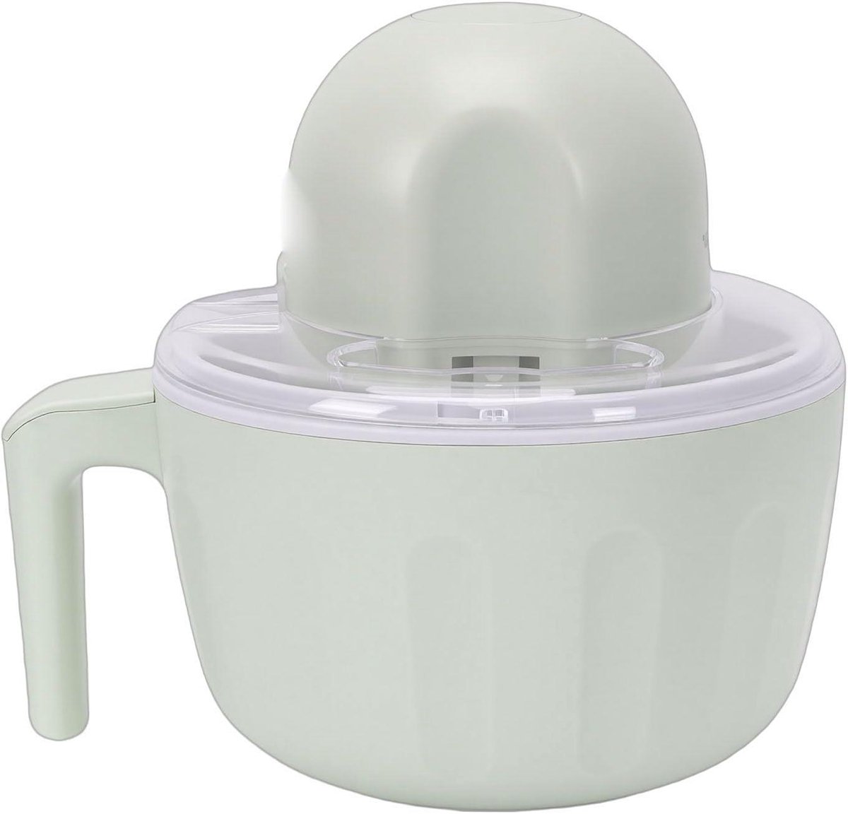 Elektrische Ijsmachine - IJsmaker - Zelf IJs Maken - Compact Draagbaar Ontwerp - 500 ml - Wit