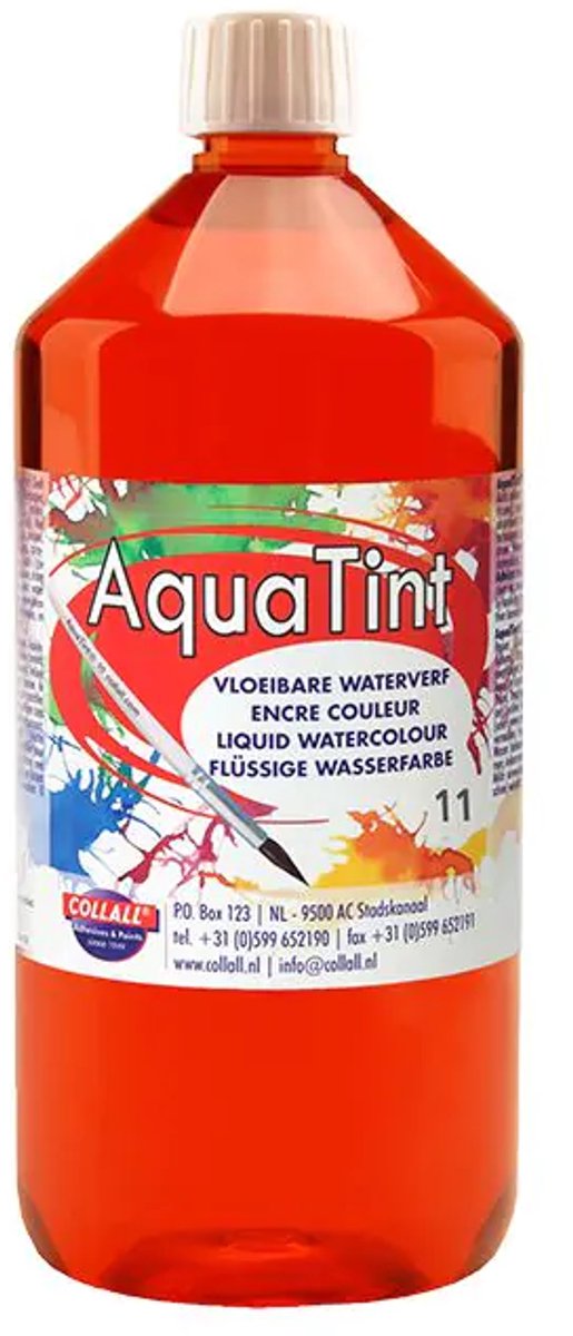 Collall aquarel aquatint lichtrood | 1000 ml - UNI