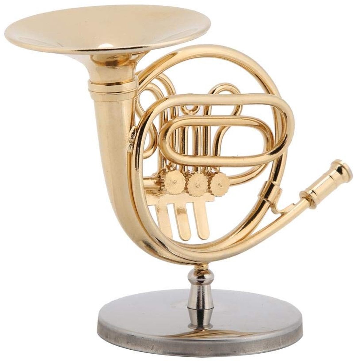 aladdien - Miniatuur Franse Hoorn Ornament - Perfect Cadeau voor Muziekliefhebbers - Uniek en Decoratief - Geschikt voor Thuis en Kantoor - Mooie Ve...