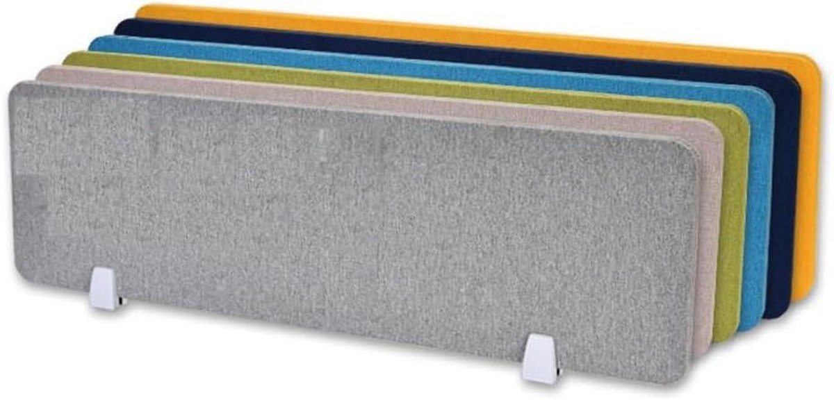 Bureau Privacy Divider - Bureau Paneel - Werkruimte Verdelen - Geluidsreducerend Materiaal - 30x80cm - Blauw