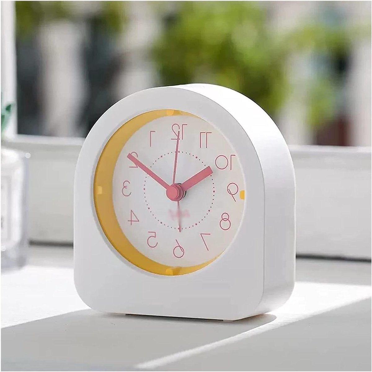 Digitale wekker - Bedklok bureauklok - Rustig slapen - Stil niet tikkend - 3 inch - Zwart