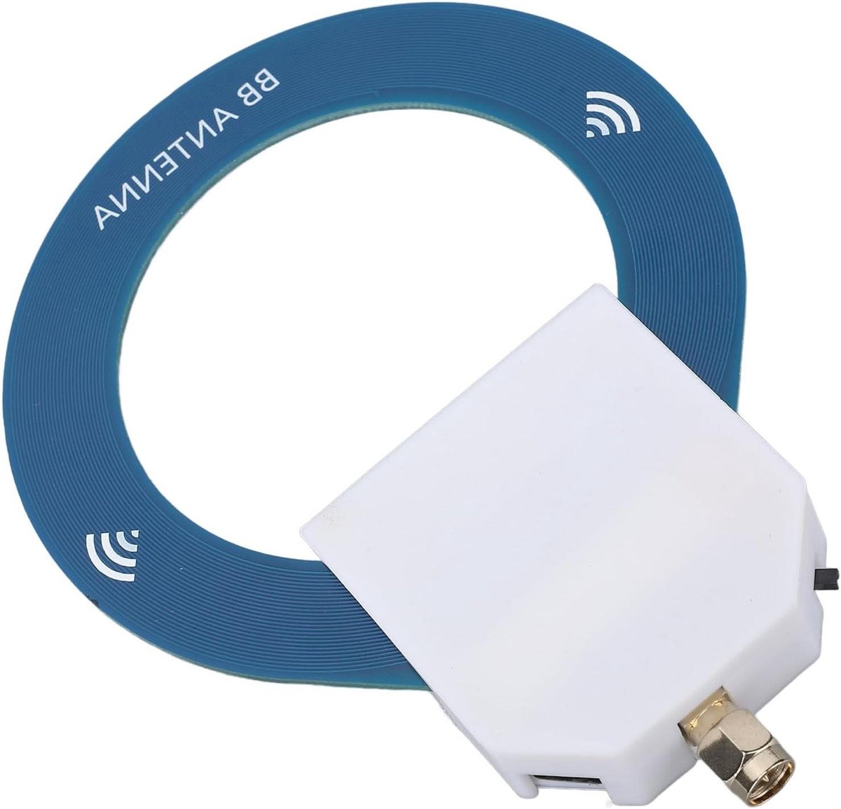 Mini Lusantenne - Kortegolf Antenne - Radio Ontvangst - Breed Frequentiebereik - 16 x 11 x 4 cm - Zwart