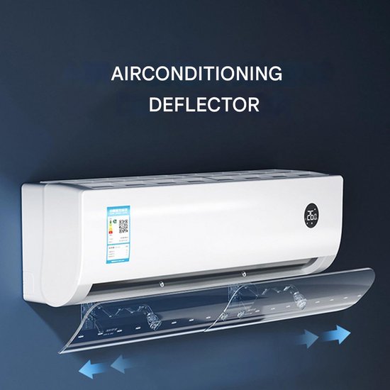 Airco Winddeflector - Luchtstroom Omleider - Comfort Verbeteren - Uitschuifbaar Wandmodel - 50-102cm - Wit — afbeelding 5