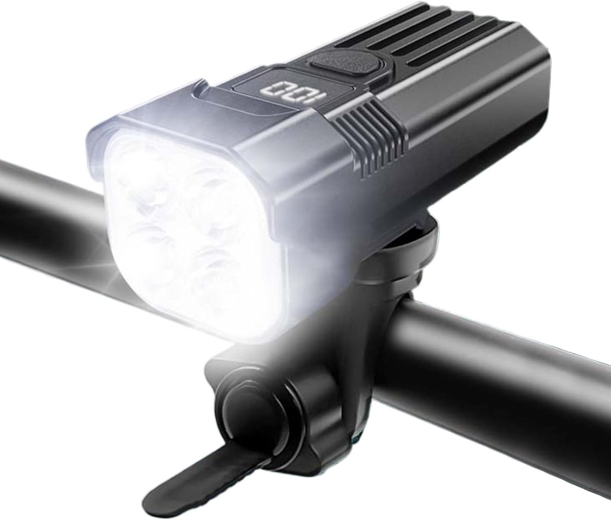 VHV - Fietsverlichting set - voorlicht en achterlicht - LED fietslicht 2000 lumen 5 standen USB oplaadbaar - voor stadsfiets, racefiets en mountainbike