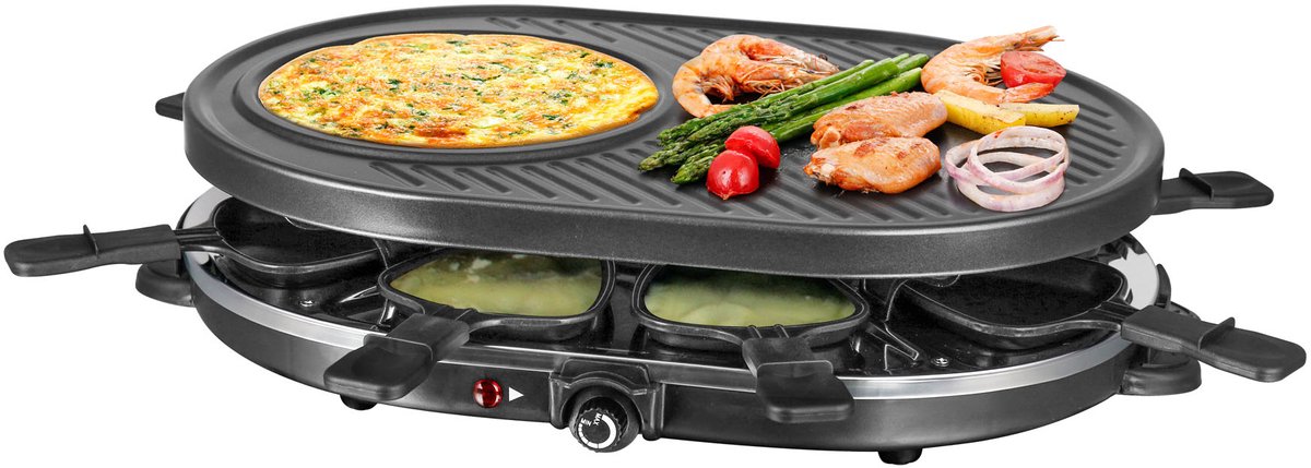 Daily home raclette grill 8 persoons