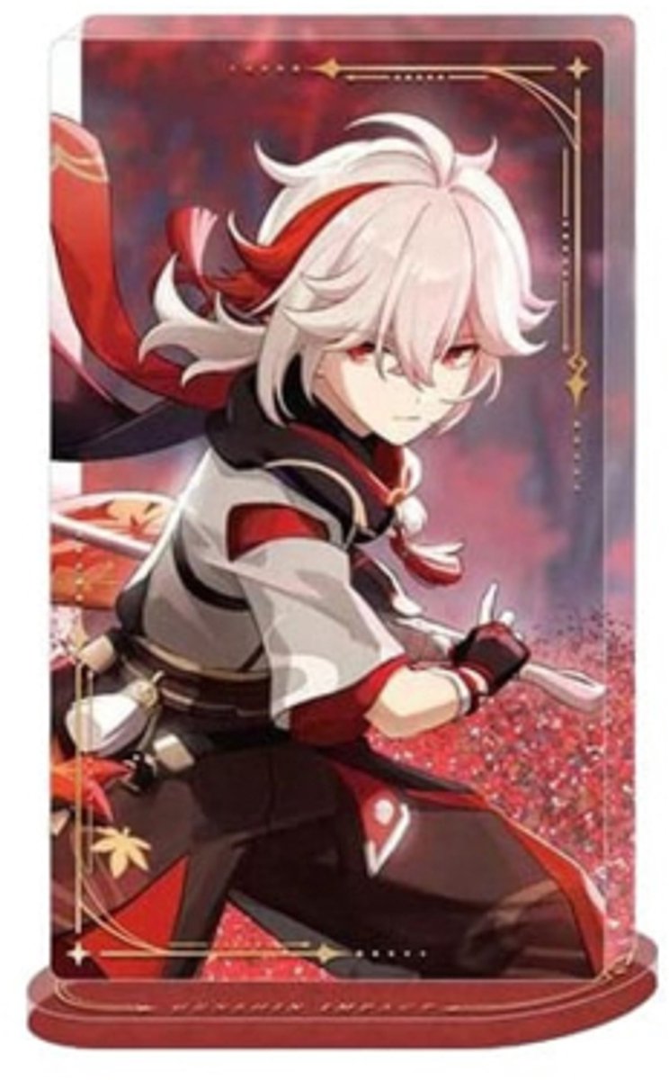 Genshin Impact Acryl Ornament with Glitter: Kaedehara Kazuha 11 cm