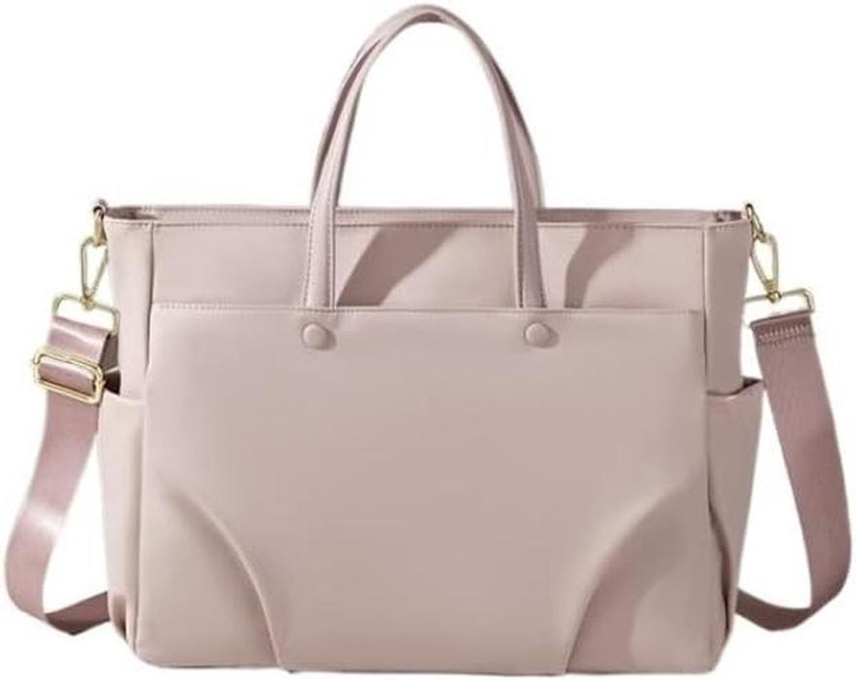 Laptop Tas - Werk Tas - Zakelijk Vervoer - Waterdicht Oxford Doek - 15 Inch - Zwart