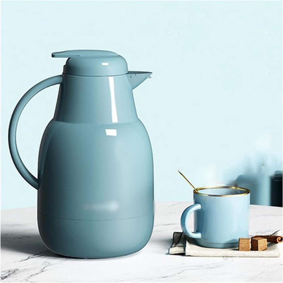 Thermische Koffiekaraf - Isolatiepot Ketel - Dranken Warm Houden - Dubbellaags Isolatie -