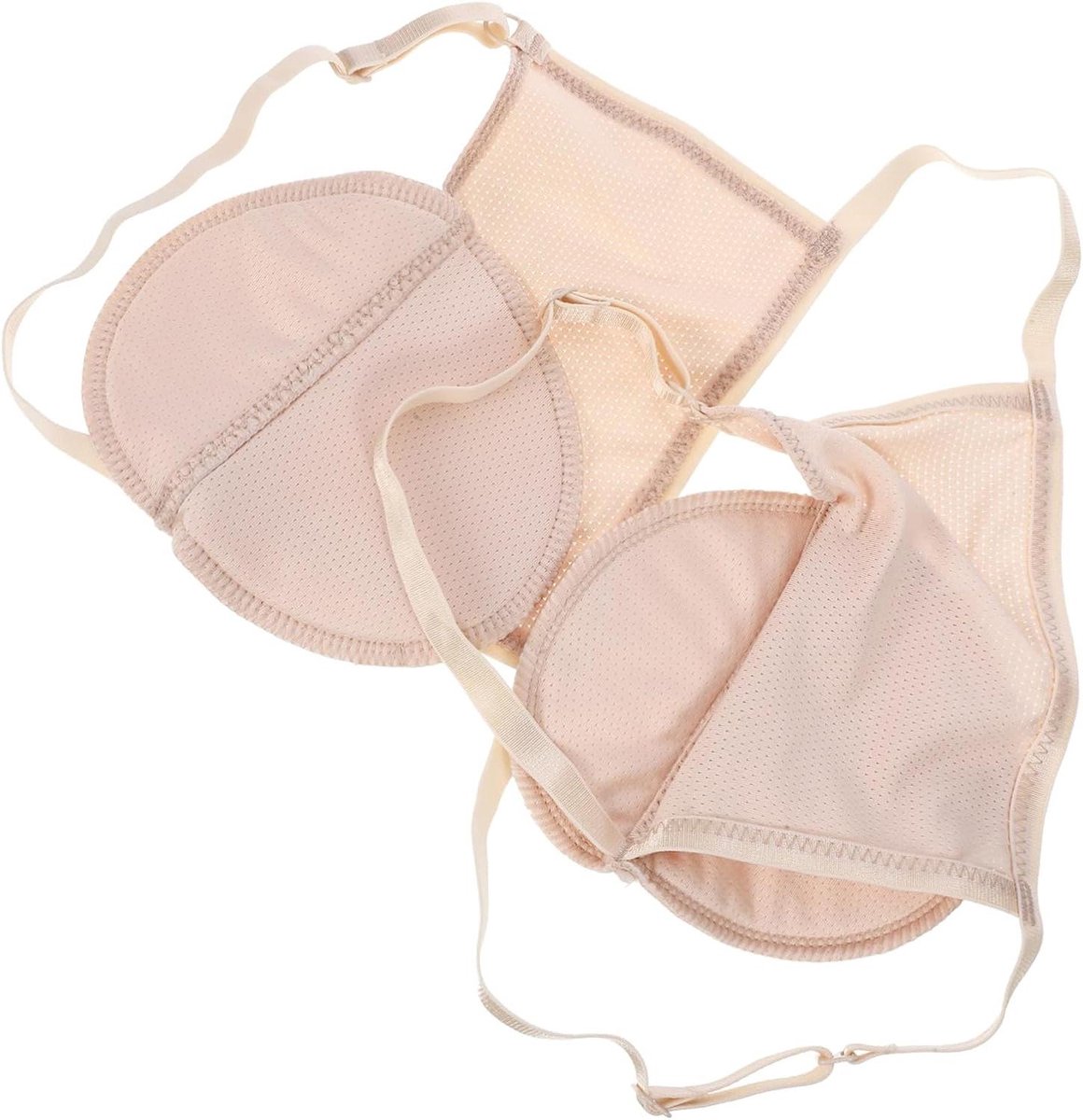 Oksel Zweetpads - Beschermers Onderarm - Zweet Absorberen - Herbruikbaar Katoen - 56 x 17 cm - Wit