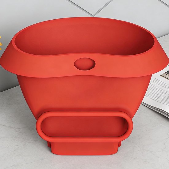 Mixer Opzetstuk - Spatbescherming Keuken - Morsvrij Bakken - Vaatwasserbestendig Ontwerp - 4.3 en 4.7 Liter - Rood — afbeelding 4