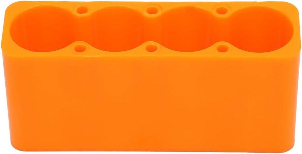 Batterijhouder Organizer - Batterij Klem - Accu Assemblage - Verstelbare Secties - 4 Secties - Zwart