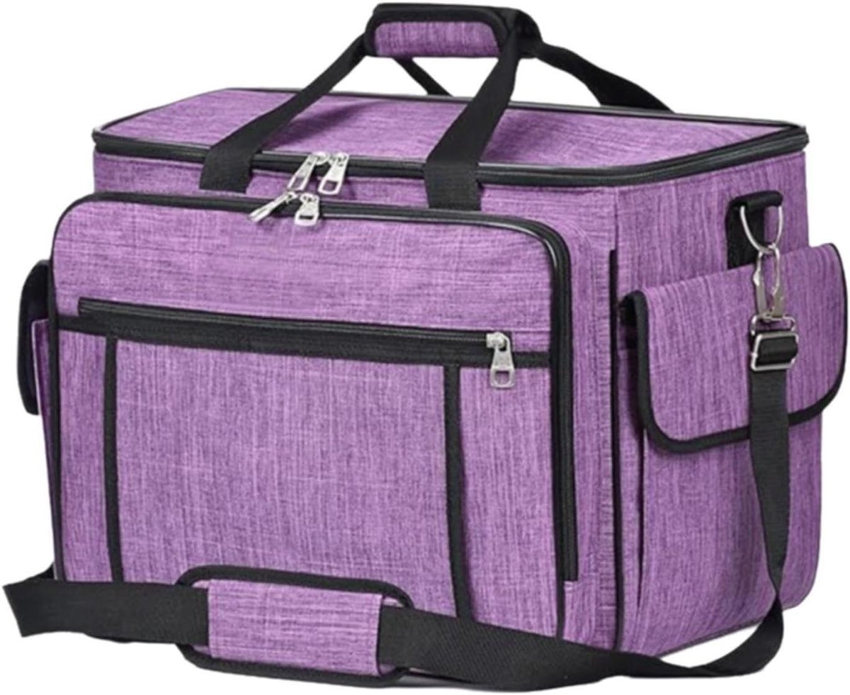 Naaimachine Tas - Opbergtas Trolley - Veilig Vervoer - Grote Capaciteit - 43cm x 33cm x 35.5cm - Zwart