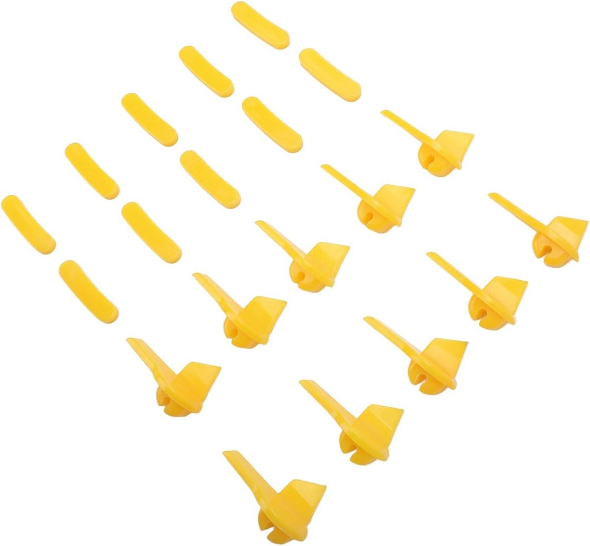 Bandenwisselaar Koppen - Bandenset - Banden Wisselen - Slijtvast ABS Materiaal - 10 Sets - Zwart