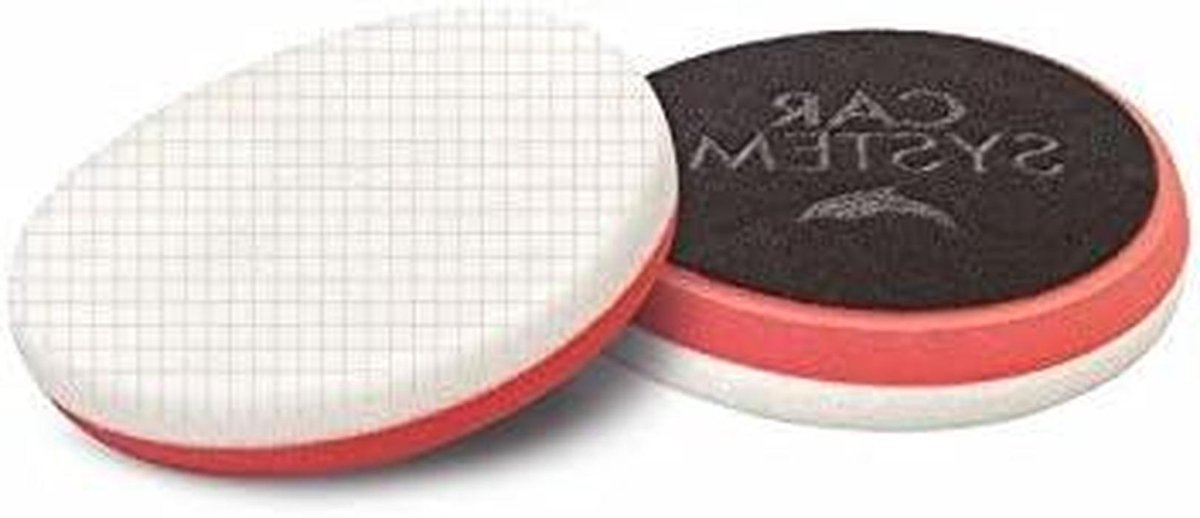 Polijstpad Finish - Polijstschijf - Auto Lak Verfraaien - Lage Warmteontwikkeling - 160 mm - Rood