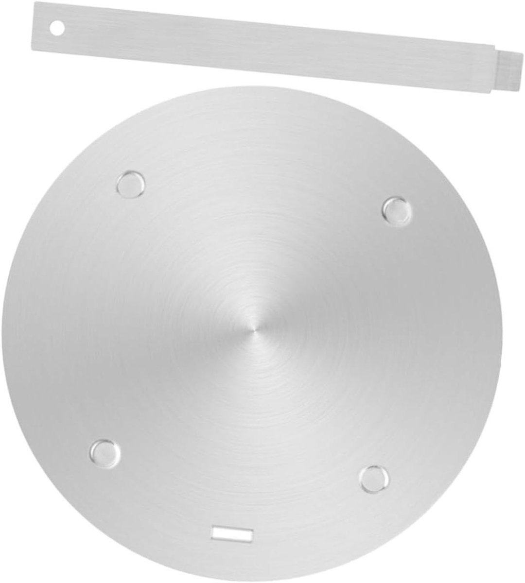 Warmteverdeler Plaat - Kookplaat Adapter - Gelijkmatig Koken - Roestvrij Staal - 24 cm Diameter - Zilver