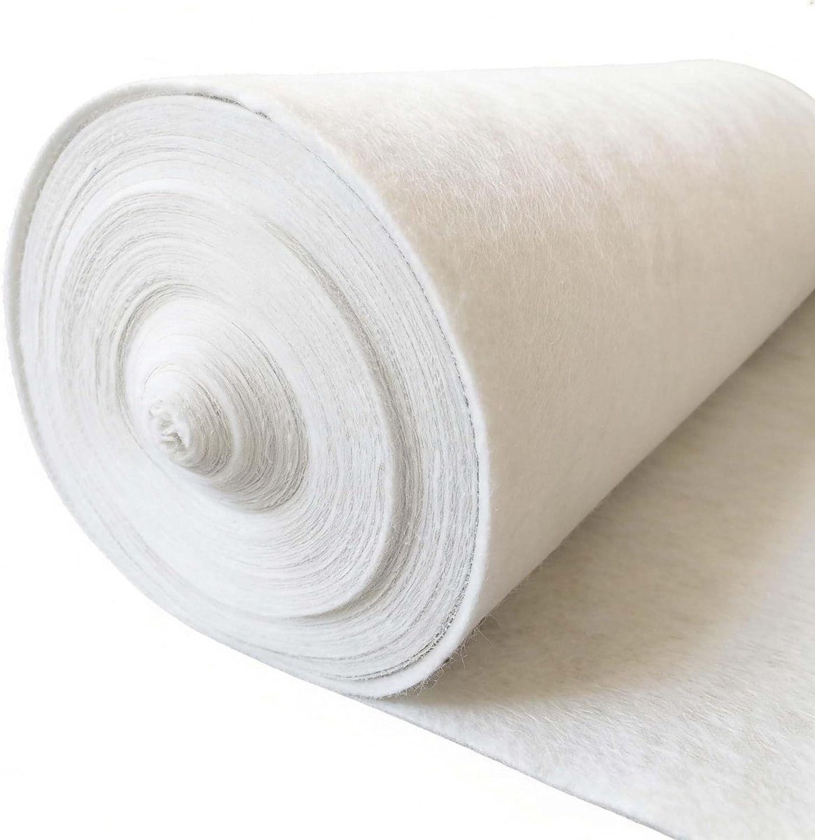 Geotextiellaken - Tuindoek Grondzeil - Bloembak Bekleden - Scheurvast Vochtwerend - 1 x 25m - Zwart