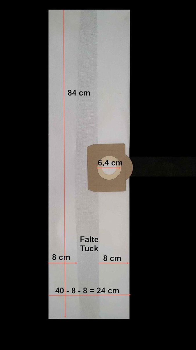 Stofzuigerzakken - Filterzakken - Stofzuigen - Ritssluiting - 1 stuk - Grijs