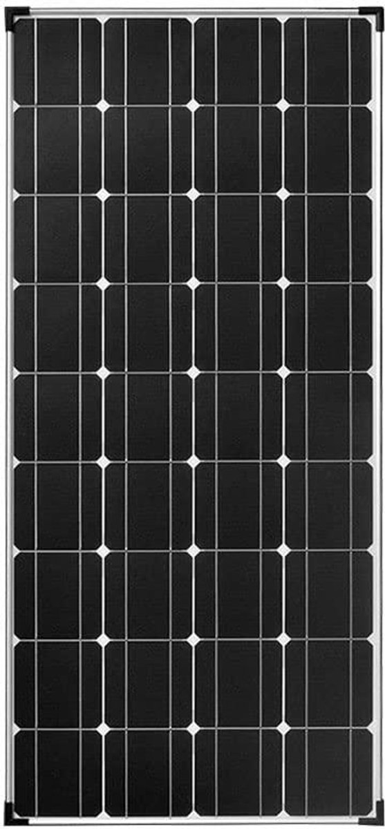 Zonnepaneel - Energie Opwekker - Energie Opladen - Monokristallijn Paneel - 100 Watt - Zwart