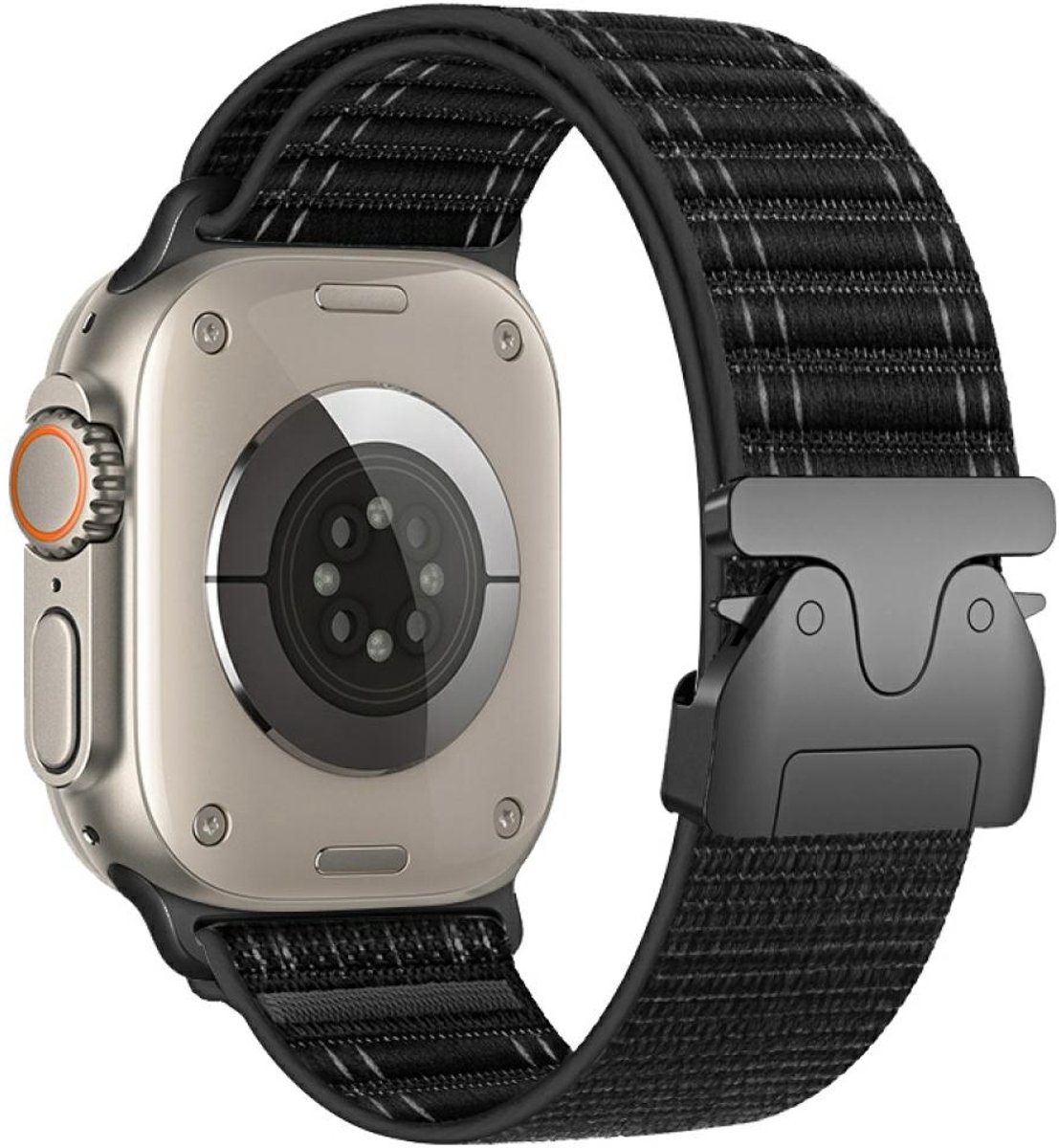 Beline Geweven Nylon Diagonale Parachuteband Voor Apple Watch 42 44 45