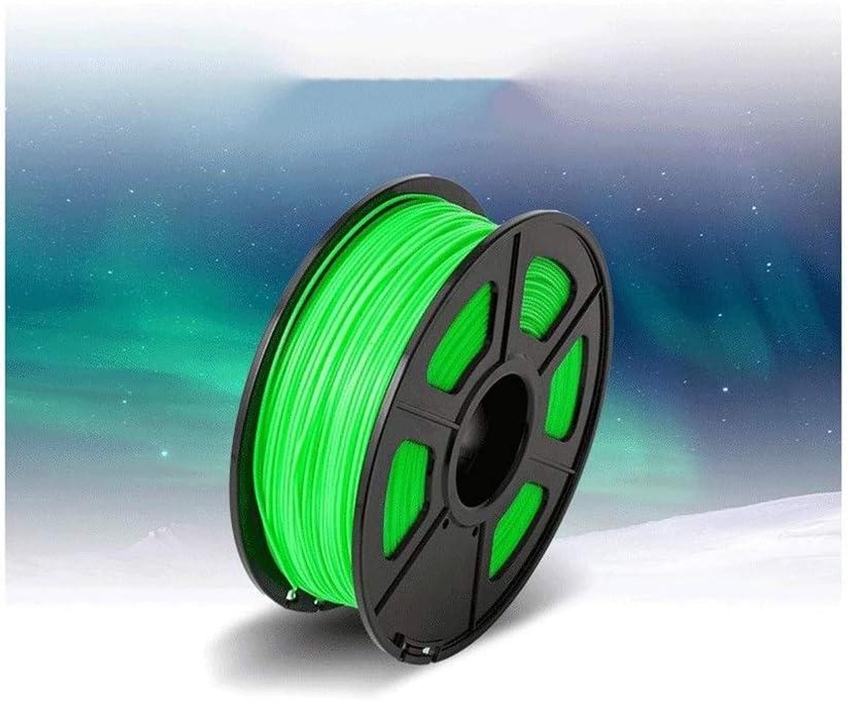 Hello Hoge prestaties PLA filament 3.0mm lichtgevende 3D-printen filament (multi-color optioneel) 1kg Gebruikt voor 3D-printer en 3D-printen pen (Kleur: PLA Luminous 3.0 blauw)