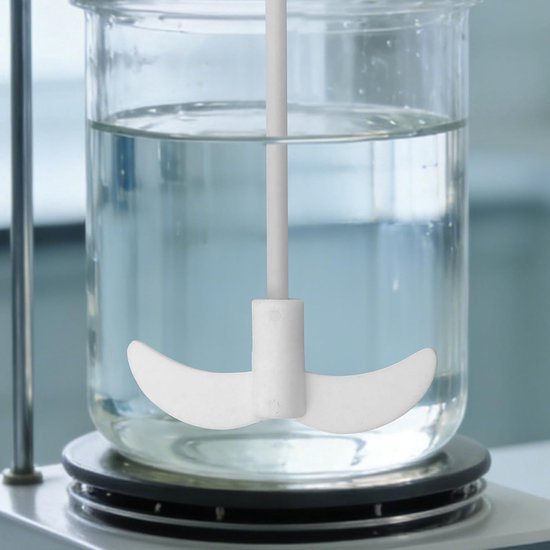 Roerstaaf Laboratorium - Mengstaafje Chemisch - Veilig Mengen - Chemisch Bestendig - 50 cm Lengte - Wit — afbeelding 4