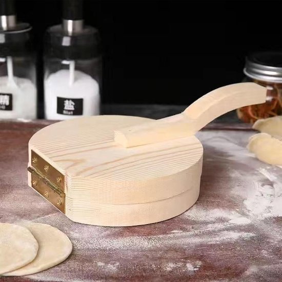Pastamachine Set - Knedelmaker Tools - Zelf Pasta Maken - Hout en Metaal - 8 Delig - Meerkleurig van Pastamachine — afbeelding 2