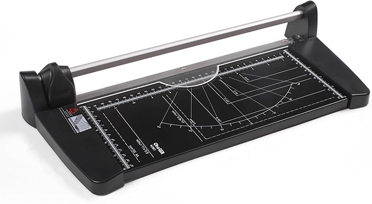 Papiersnijder Guillotine - Papier Snijmachine - Nauwkeurig Snijden - Met Rolmes - A4 A3 A2 - Zilver
