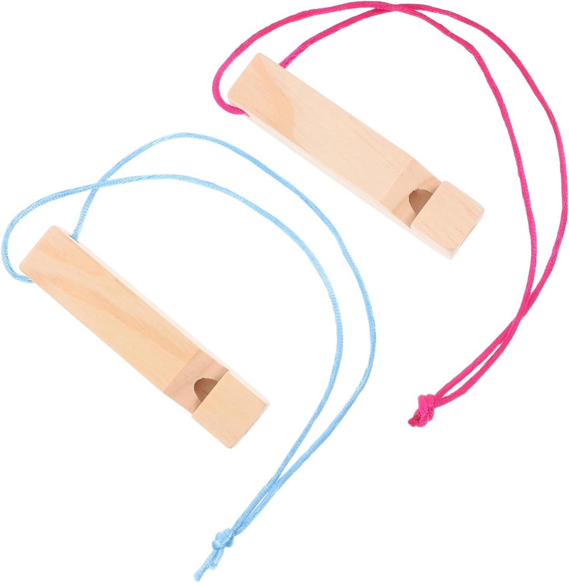 Muzikaal Speelgoed Set - Houten Fluitjes - Muzikale Ontwikkeling - DIY Beschilderbaar - 10 cm Lengte - Diverse Kleuren