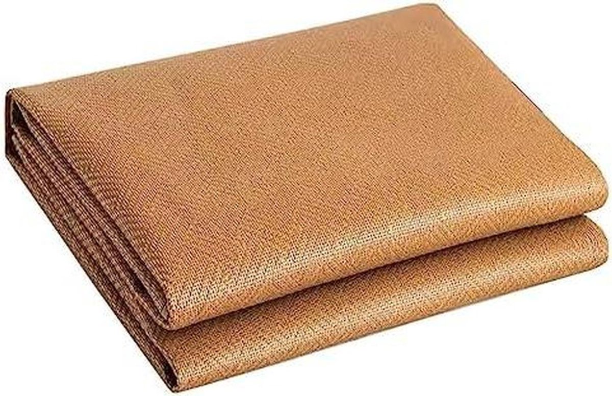 Opvouwbare Slaapmat - Bamboe Rotan - Comfortabele Ontspanning - Lichtgewicht Draagbaar - 100 x 190 cm - Natuurlijk