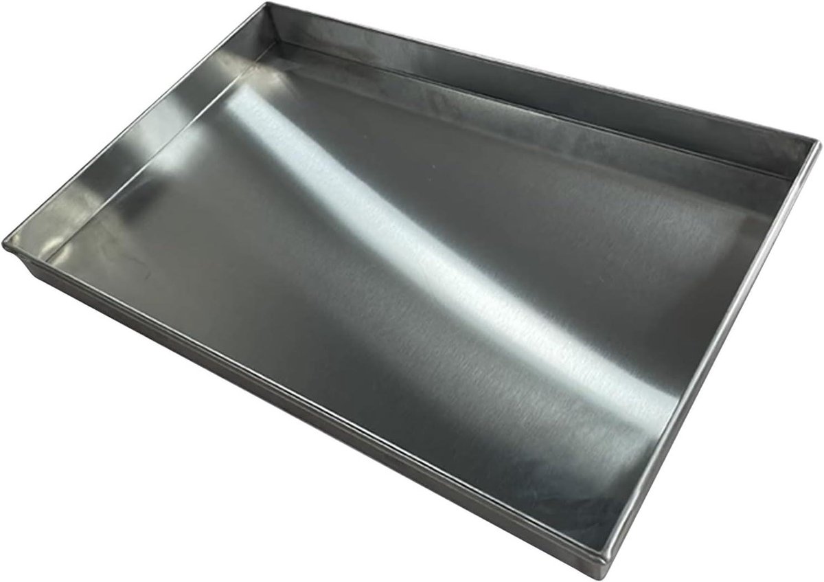 Lekbak Wasmachine - Opvangbak Apparaten - Apparaten Beschermen - Roestvrij Staal - 70x60cm - Metaal