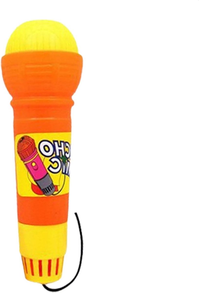 Microfoon Speelgoed - Echo Microfoon - Kinderfeestjes - Versterkt Stem - 18.5 cm Hoog - Meerdere Kleuren