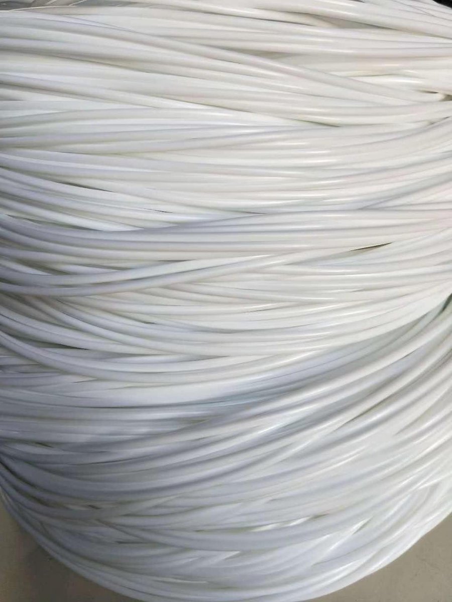 Kunststof Rotan - Weefmateriaal Reparatie - Meubels Herstellen - Weerbestendig Materiaal - 500G - Wit