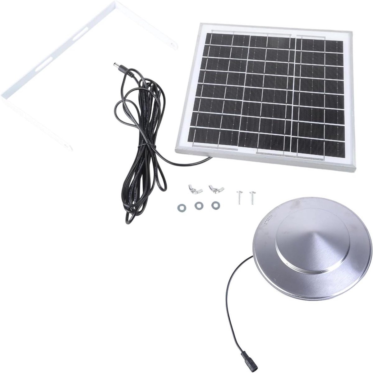 Dakventilator met Zonnepaneel - Afzuigventilator - Ventilatie Optimaliseren - Energiezuini