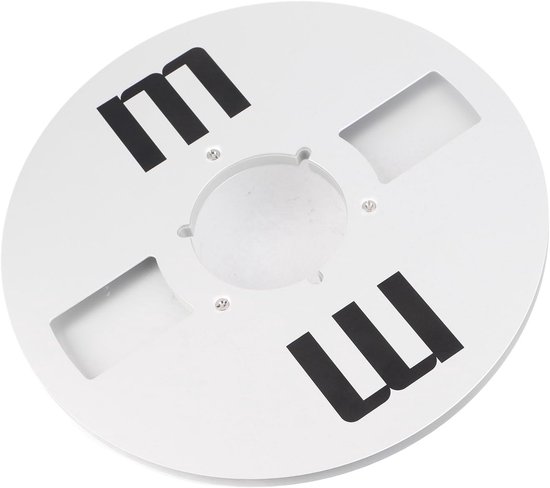 Lege Tape Spoel - Spoel voor Tape - Muziek Opnemen - Roestvrijstalen Schroeven - 10.5 Inch - Zilver — afbeelding 3
