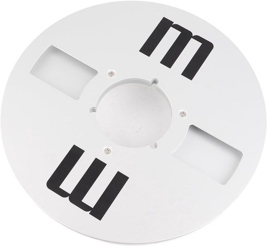 Lege Tape Spoel - Spoel voor Tape - Muziek Opnemen - Roestvrijstalen Schroeven - 10.5 Inch - Zilver — afbeelding 4